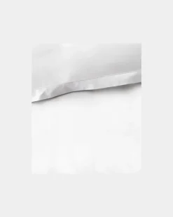 Bettbezug aus Baumwollatlas White