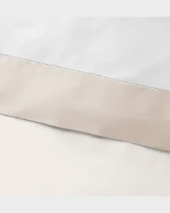 Bettlaken-Set aus Baumwollatlas Tan