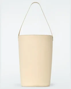 Beuteltasche - Nubukleder Beige
