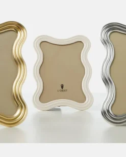 Bilderrahmen Ripple, 24kt vergoldet