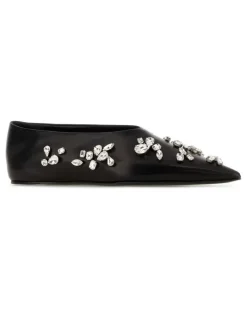 Black Ballerine Flat Shoes