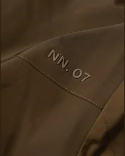 Blake 8240 Coated-Twill Trench Coat Brown