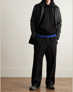 Blake 8240 Coated-Twill Trench Coat Black