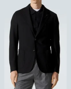 Blazer aus Baumwolle Schwarz