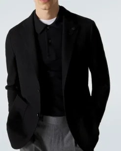 Blazer aus Baumwolle Schwarz