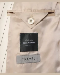 Blazer aus einem Baumwollgemisch Weiß