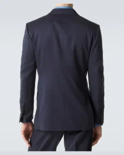 Blazer aus Seide Blau