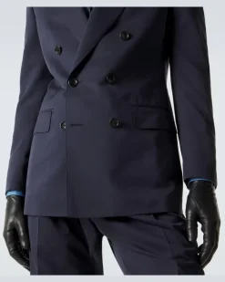 Blazer aus Seide Blau