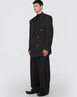 Blazer aus Wolle Schwarz