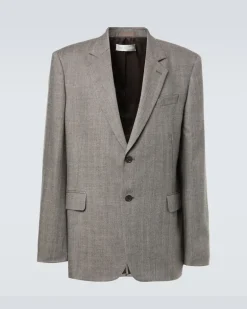 Blazer Ceremony aus Schurwolle Braun