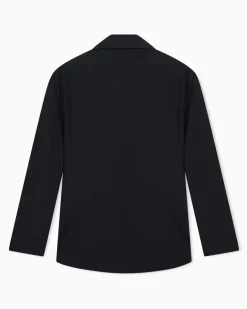 Blazer Giorgio's im Regular Fit aus Schurwollkrepp Schwarz