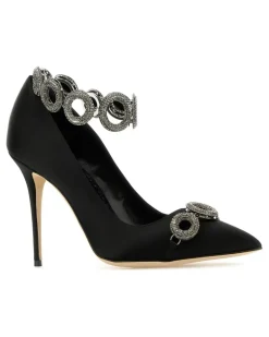 Blck Fabric ( Vi Scarpe Con Tacco High Heel Shoes Black