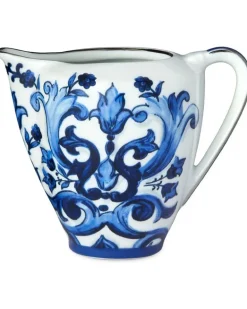 Blu Mediterraneo Milchkännchen aus Porzellan - Weiß