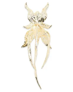 Blumenbrosche - Gold