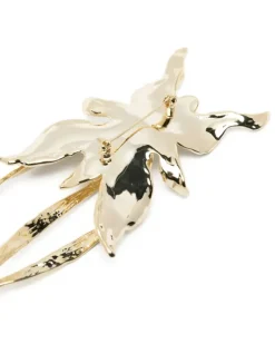 Blumenbrosche - Gold