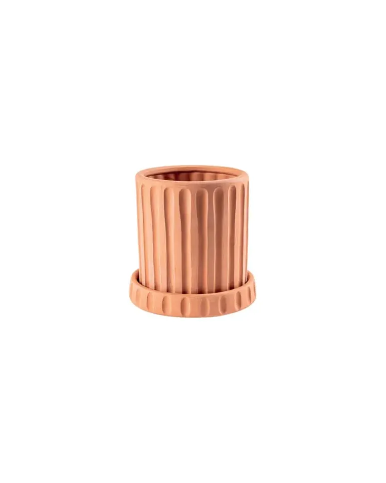 Blumentopf Magna Graecia - Orange - Terrakotta - Designer Antonio Aricò