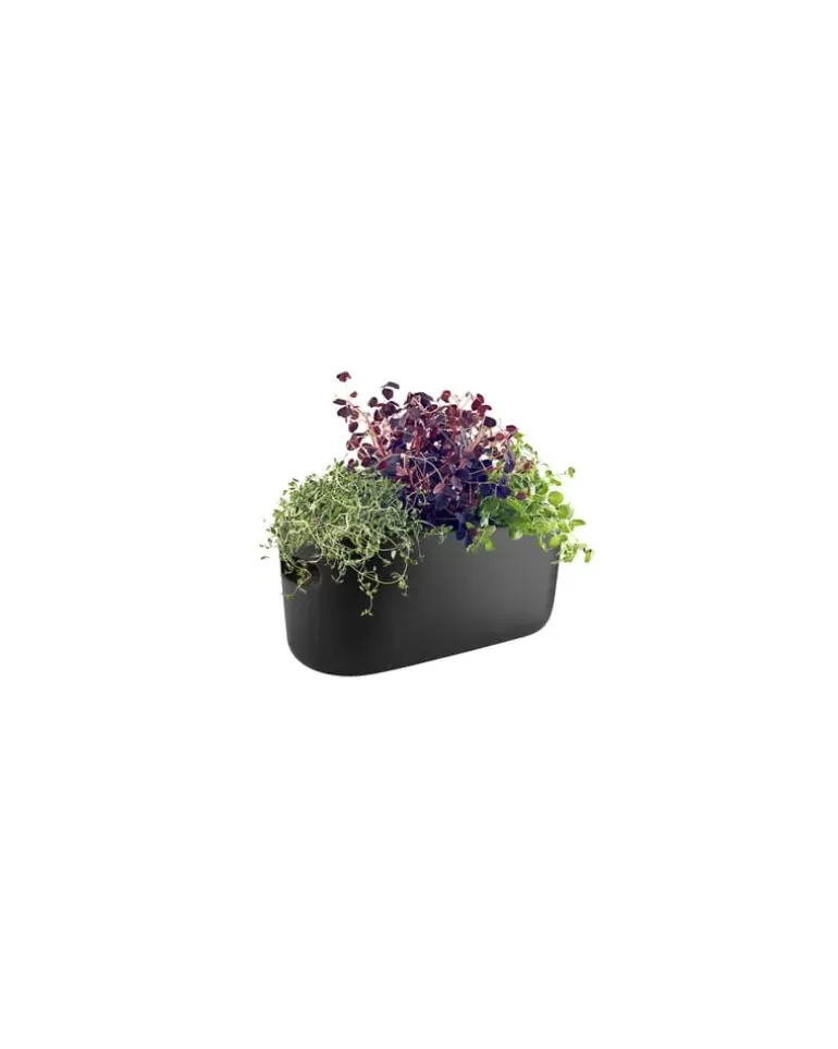 Blumentopf mit Wasserreservoir Pot de fleurs - Schwarz - Nylon - Designer The Tools