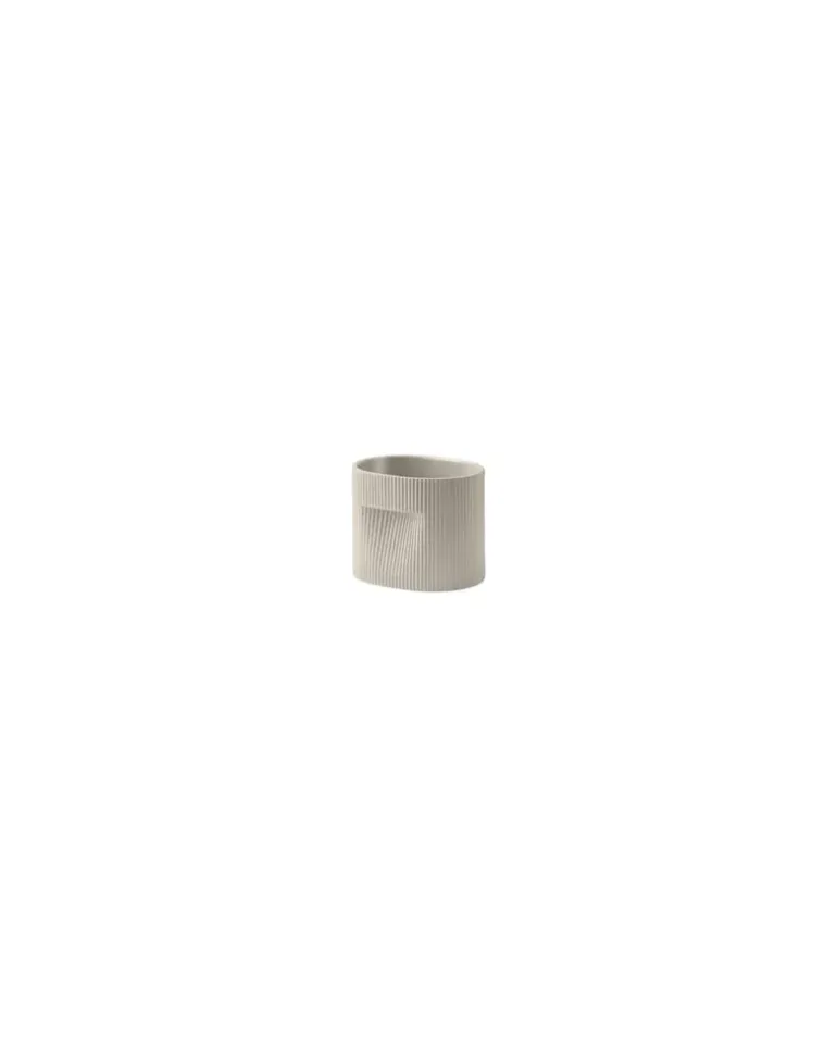 Blumentopf Ridge - Beige - Terrakotta - Designer Studio Kaksikko
