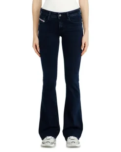 Bootcut Jeans Low Waist 1969 D-Ebbey, Hellblau, Reißverschluss