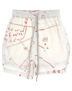 Boxershorts mit grafischem Print - Nude