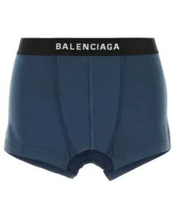 Boxershorts mit Logo-Bund - Blau