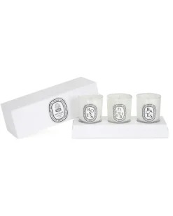 Box mit drei Mini-Duftkerzen Baies/Figuier/Roses 3 x 70 g