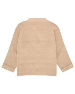 Boys' Wool Cardigan Beige