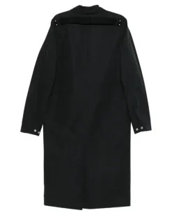 Brad Trenchcoat mit Knopfverschluss - Schwarz