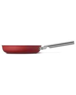 Bratpfanne aus Edelstahl - Rot