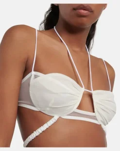 Bridal BH aus Chiffon Weiß