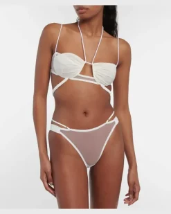 Bridal BH aus Chiffon Weiß