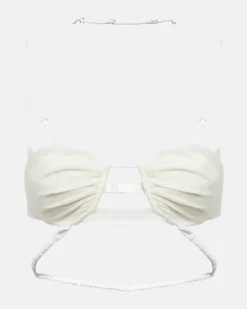 Bridal BH aus Chiffon Weiß