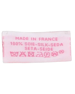 Brides de Gala Marble Silk Dossard Scarf — Pink, White and Blue