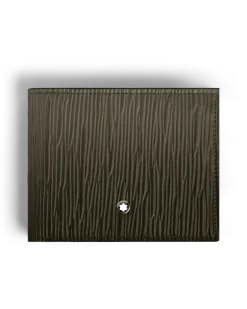 Brieftasche 6 cc aus Corteccia-Sfumato-Leder - Khaki - Leder - MB220274 - Brieftaschen