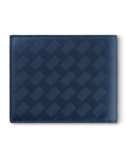 Brieftasche 6 cc aus Extreme Leder - Tintenblau - Leder - MB198063 - Brieftaschen