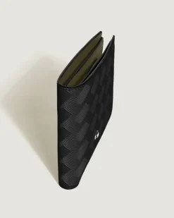 Brieftasche 6 cc aus Extreme Leder - Khaki | Schwarz - Leder - MB222466 - Brieftaschen