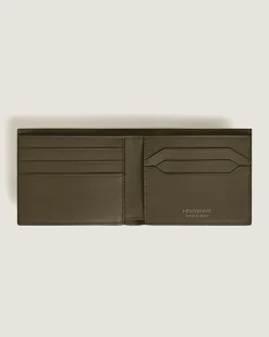 Brieftasche 6 cc aus Extreme Leder - Khaki | Schwarz - Leder - MB222466 - Brieftaschen