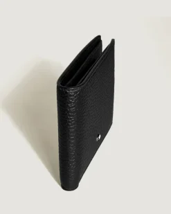 Brieftasche 8 cc aus Grain Leder - Schwarz - Leder - MB199440 - Brieftaschen