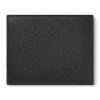 Brieftasche 6 cc aus Sartorial Leder - Schwarz - Leder - MB130315 - Brieftaschen