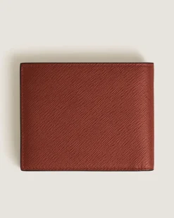 Brieftasche 6 cc aus Sartorial Leder - Red Oak - Leder - MB223011 - Brieftaschen