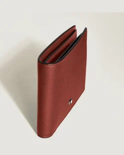 Brieftasche 6 cc aus Sartorial Leder - Red Oak - Leder - MB223011 - Brieftaschen