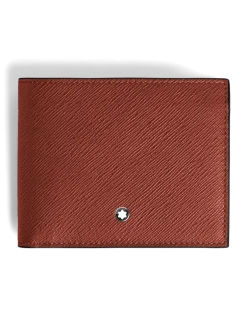 Brieftasche 6 cc aus Sartorial Leder - Red Oak - Leder - MB223011 - Brieftaschen