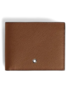 Brieftasche 6 cc aus Sartorial Leder - Rehbraun - Leder - MB220386 - Brieftaschen