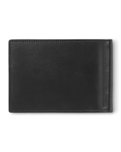 Brieftasche 6 cc mit Geldscheinklammer aus Meisterstück Leder - Schwarz - Leder - MB198313 - Brieftaschen