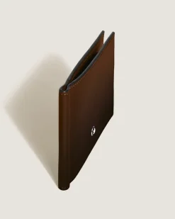 Brieftasche 6 cc mit Geldscheinklammer aus Meisterstück Sfumato-Leder - Sfumato-Braun - Leder - MB220316 - Brieftaschen