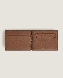 Brieftasche 6 cc mit Geldscheinklammer aus Grain Leder - Rehbraun - Leder - MB221400 - Brieftaschen