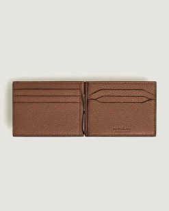 Brieftasche 6 cc mit Geldscheinklammer aus Grain Leder - Rehbraun - Leder - MB221400 - Brieftaschen