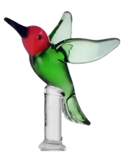 Brille mit Vogeldetail - Weiß