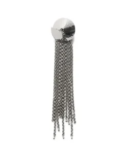 Brosche mit Quasten - Silber