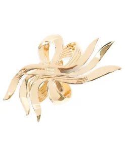 Brosche mit Schleifendetail - Gold